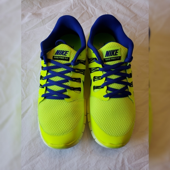 Nike Free 5.0 Mens Shoes Neon Yellow Size 9.5 Nike Free 5.0 Mens Shoes Neon Yellow Size 9.5